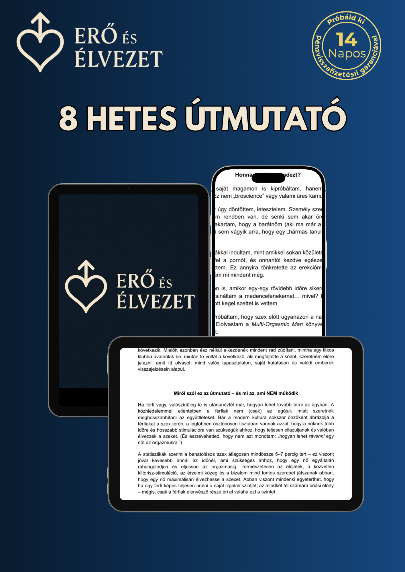 8 hetes útmutató - A korai magömlés leküzdésére